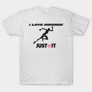 I Love Running T-Shirt